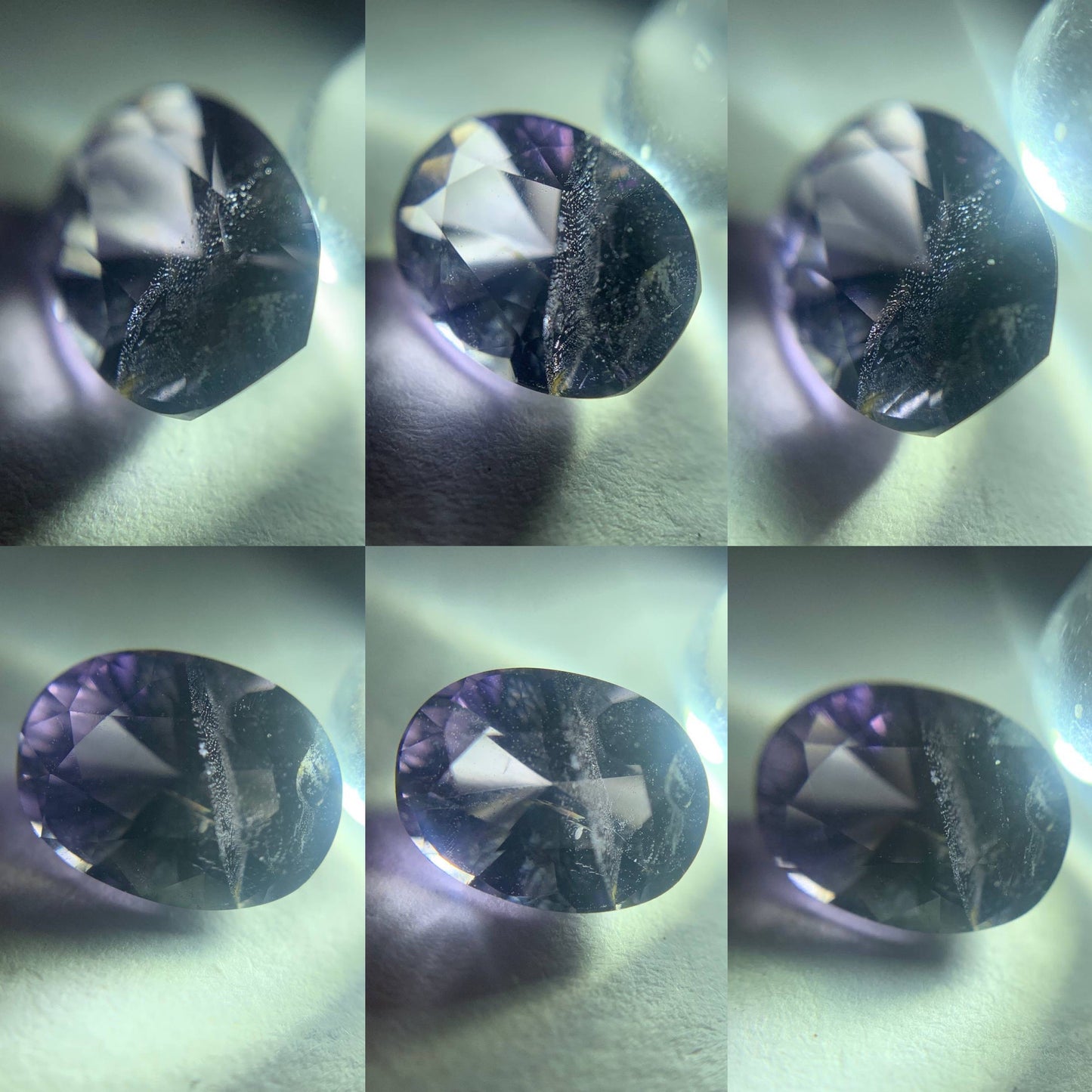 Purplish Spinel Concave Fantasy Cut 0.78 Ct Oval Natural Loose Gemstone For Center Stone from Sri Lanka