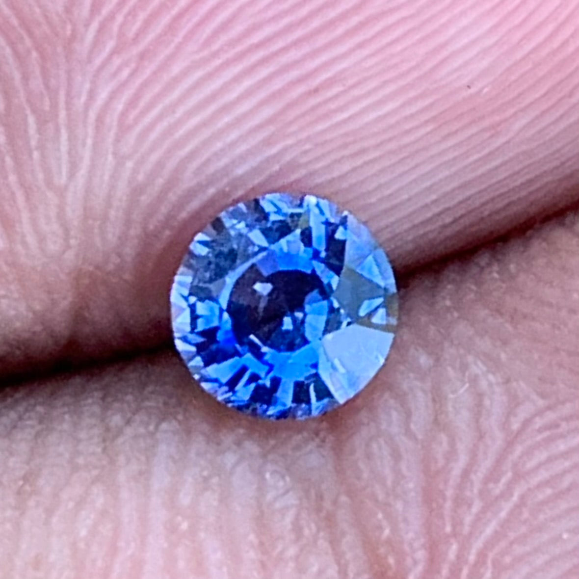 Blue Sapphire 4.8 mm Round 0.58 Ct Heated Only Natural Loose Gemstone For Jewelry Making 💎✨