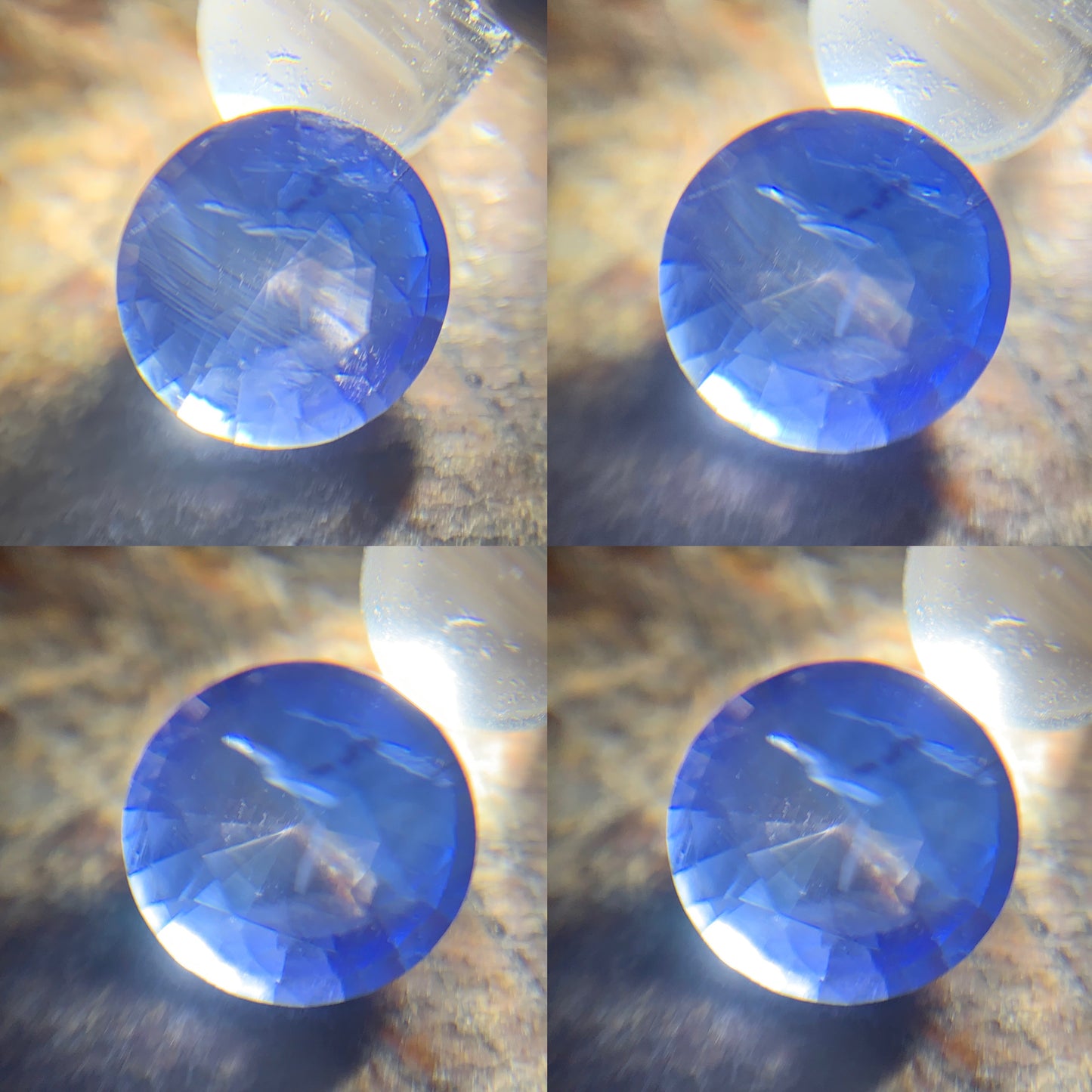 Blue Sapphire Round Cut 0.8 Ct Natural Loose Gemstone For Jewelry Making 💎✨