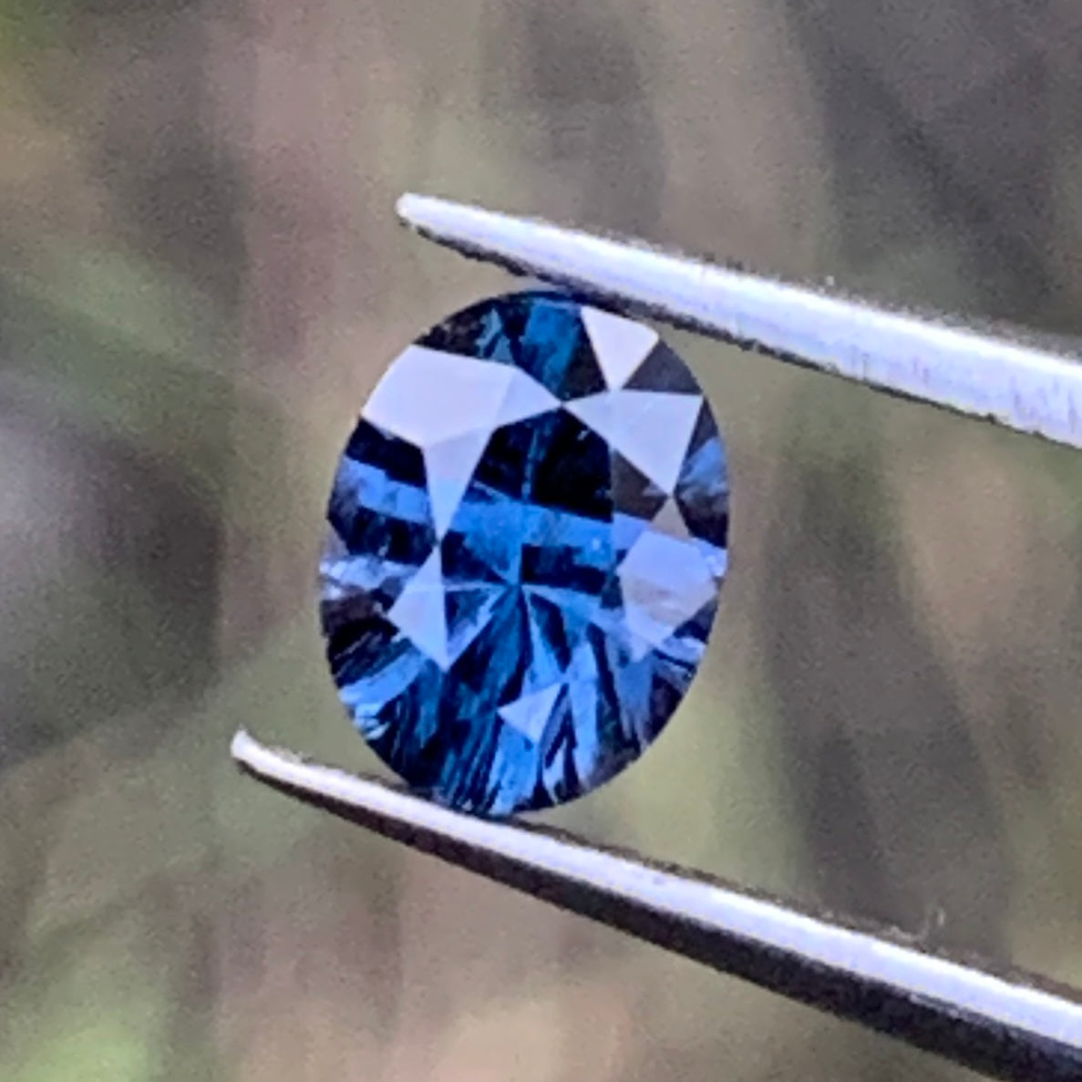 Blue Sapphire Fantasy Cut Oval 0.59 Ct Natural Loose Gemstone For Jewelry Making 💎✨