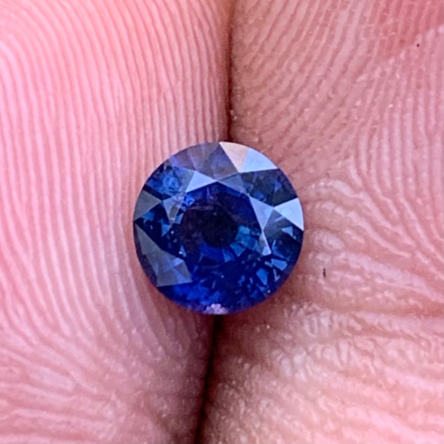 Blue Sapphire 5.1 mm Round 0.70 Ct Heated Only Natural Loose Gemstone For Jewelry Making 💎✨