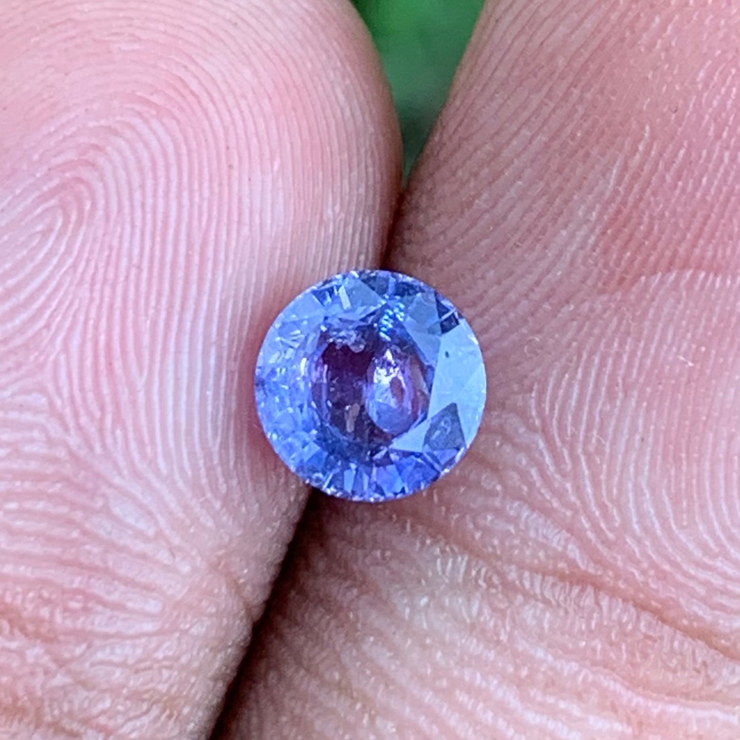Purple Sapphire Round Cut 1.29 Ct Natural Loose Gemstone For Jewelry Making 💎✨