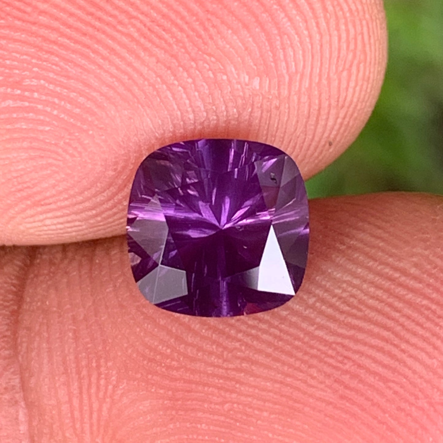 Hazy Purple Spinel Concave Cut / Fantasy Cut Cushion 2.42 Ct Natural Loose Gemstone From Sri Lanka 💎✨