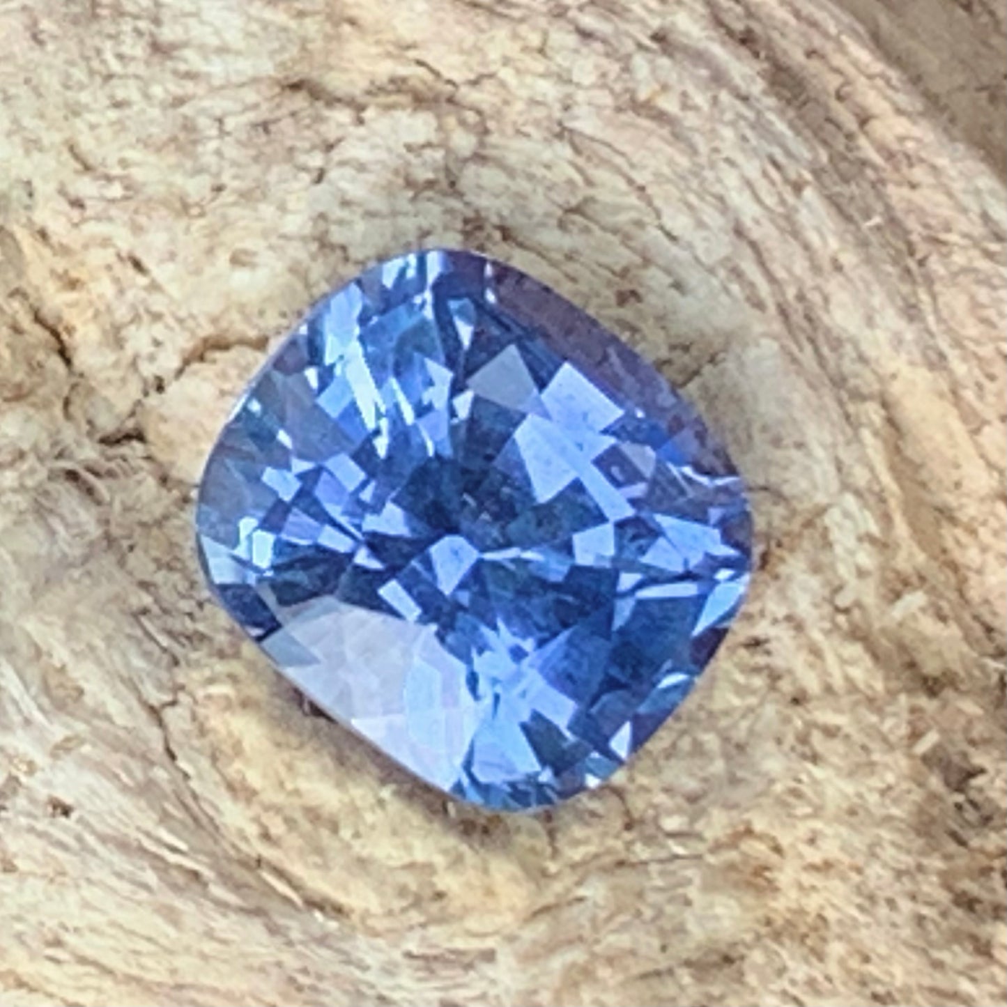 Unheated Blue Sapphire Certified Rectangular Cushion 1.13 Ct Natural Loose Gemstone