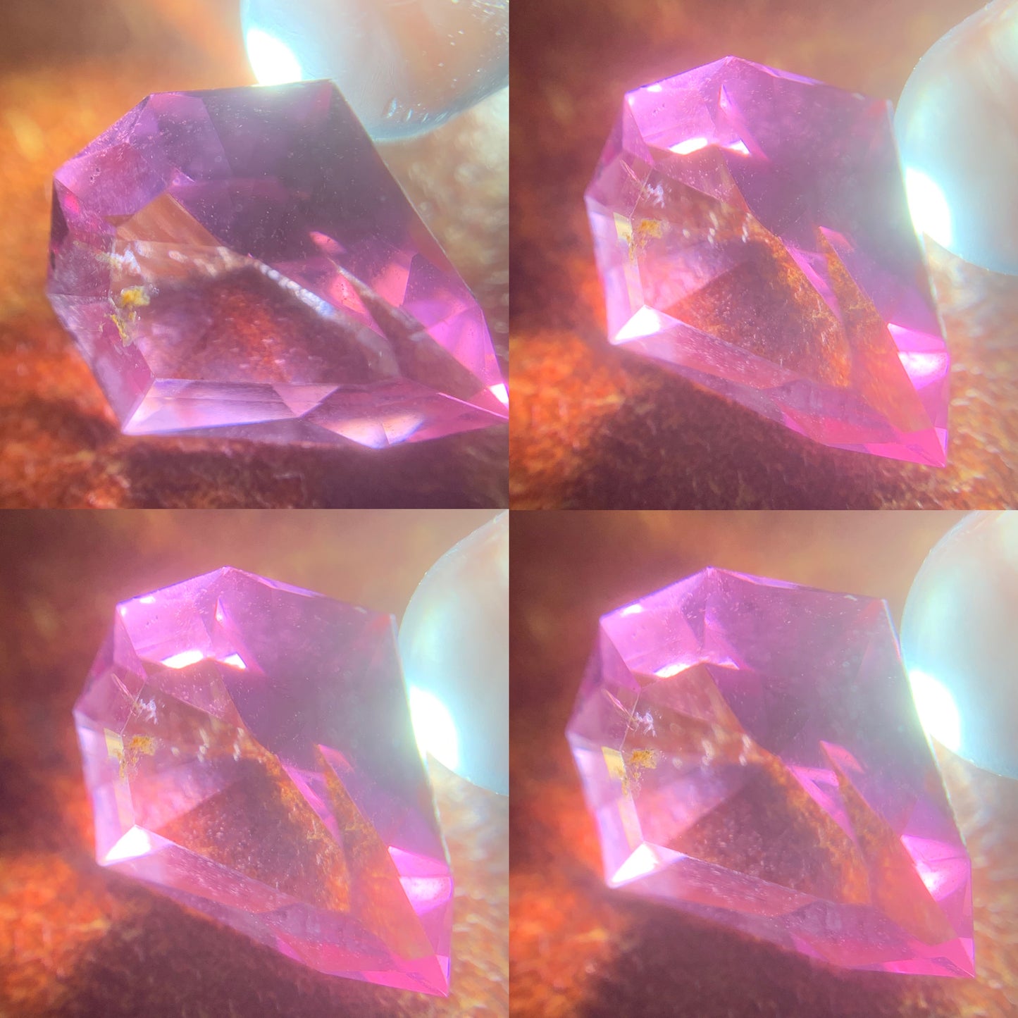 Pink Spinel Geometric Shape Shield 1.16 Ct Natural Loose Gemstone for Jewelry Making