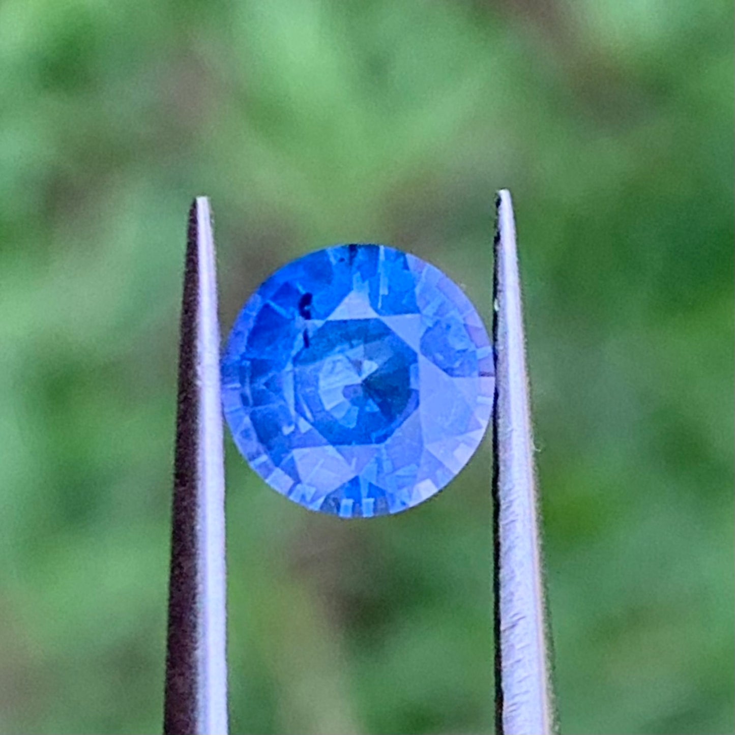 Blue Sapphire Round Cut 0.8 Ct Natural Loose Gemstone For Jewelry Making 💎✨