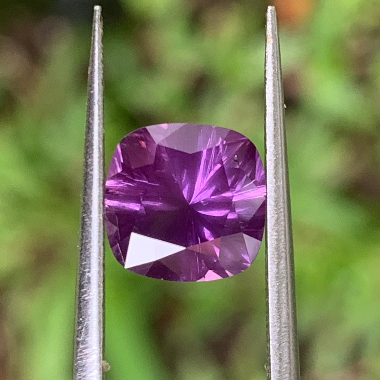 Hazy Purple Spinel Concave Cut / Fantasy Cut Cushion 2.42 Ct Natural Loose Gemstone From Sri Lanka 💎✨
