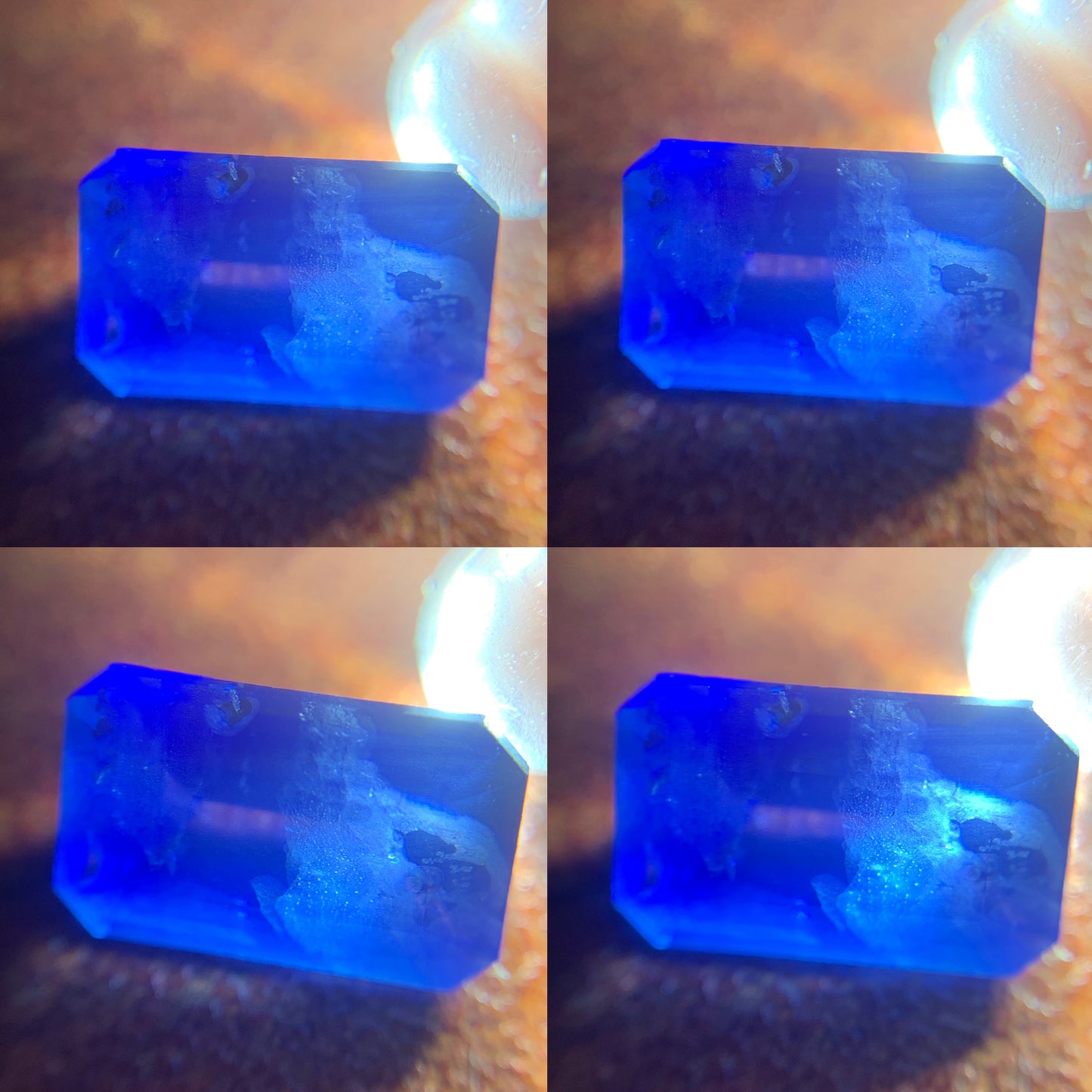 Blue Sapphire Emerald Cut 1.43 Ct Natural Loose Gemstone For Jewelry Making 💎✨