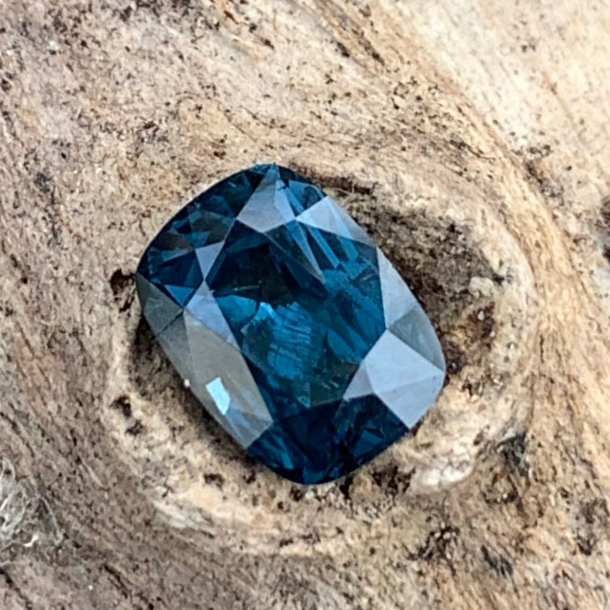 Teal Blue Spinel Rectangular Cushion 1.61 Ct Natural Loose Gemstone For Jewelry Making 💎✨