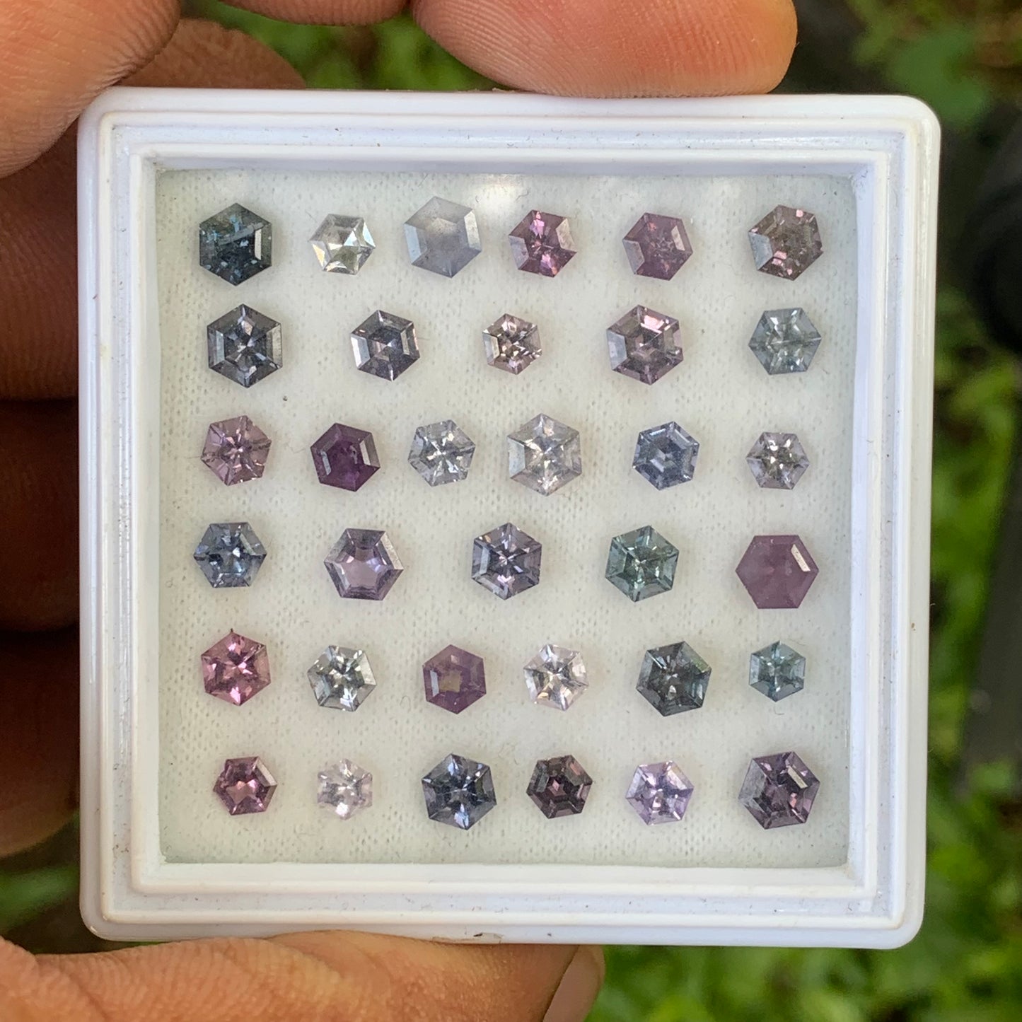 Natural Spinel Hexagons Parcel of 11.75 Ct / 34 Loose Gemstones from Sri Lanka