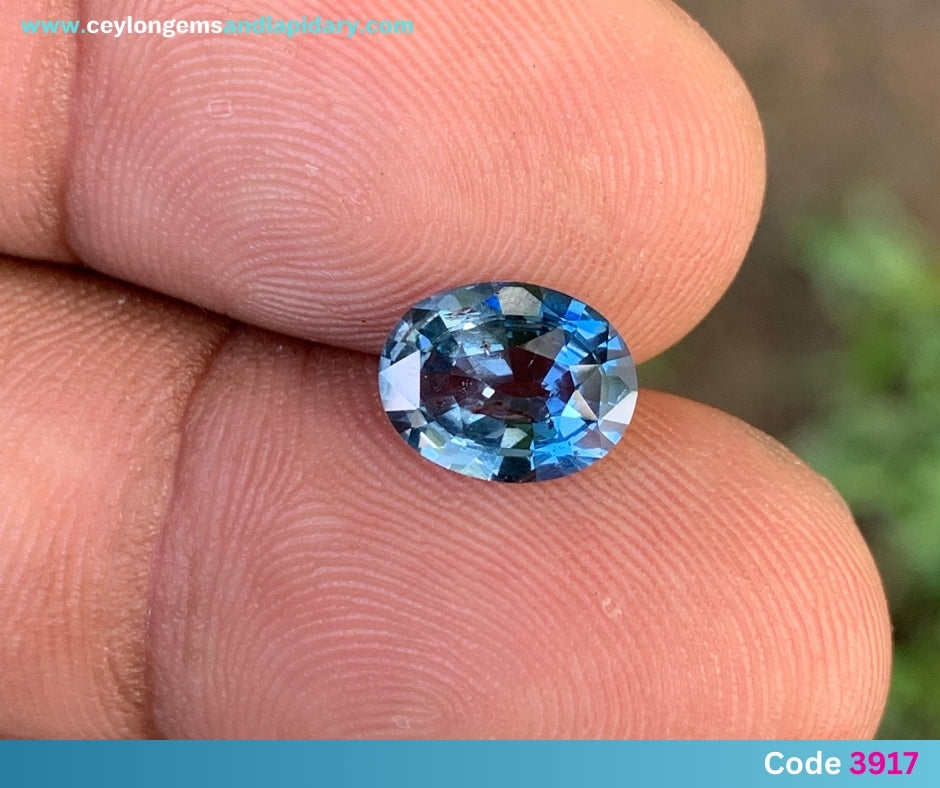 ✨ Teal Blue Spinel Oval 1.89 Ct - Natural Loose Gemstone from Sri Lanka 💎