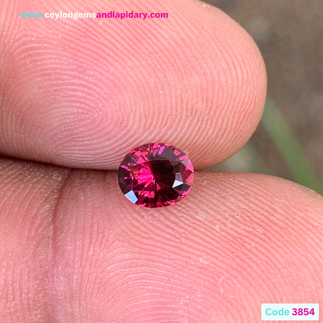 Red Garnet Oval 0.93 Ct Natural Loose Gemstone from Sri Lanka 💎✨