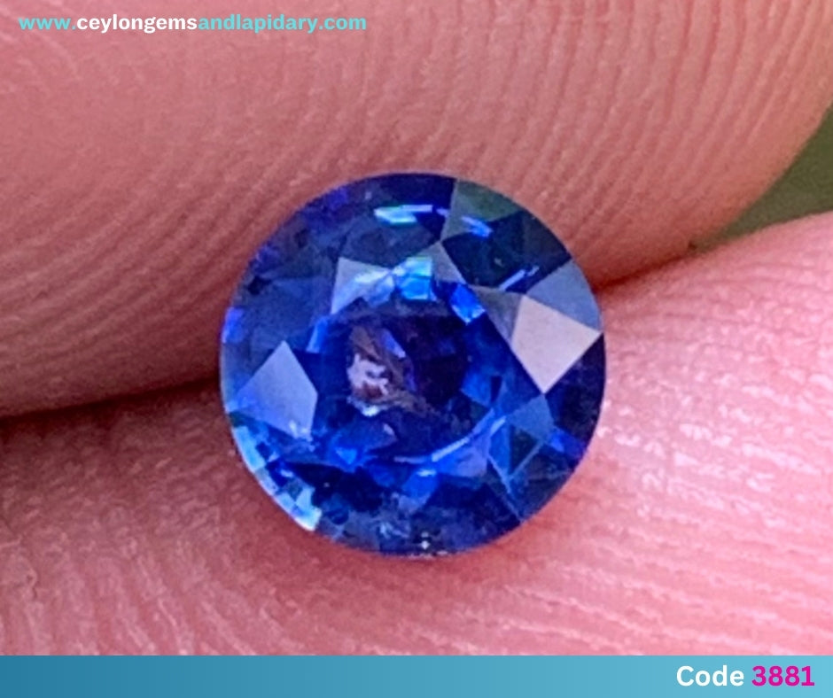 ✨ Blue Sapphire 5.8 mm Round Heated Only 0.8 Ct Natural Loose Gemstone 💎