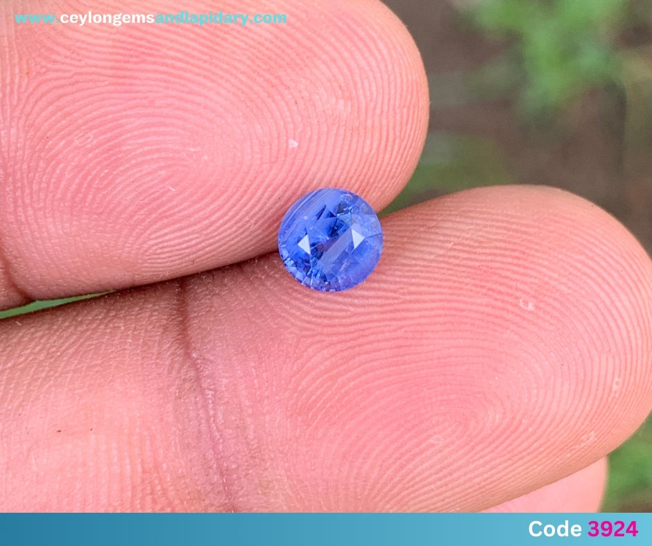 ✨ Blue Sapphire 5.7 mm Round Heated Only 1.14 Ct Natural Loose Gemstone 💎