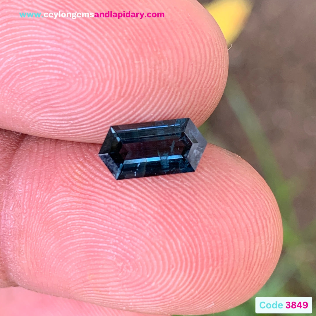 Teal Blue Spinel Elongated Hexagon 1.47 Ct Natural Loose Gemstone from Sri Lanka 💎✨