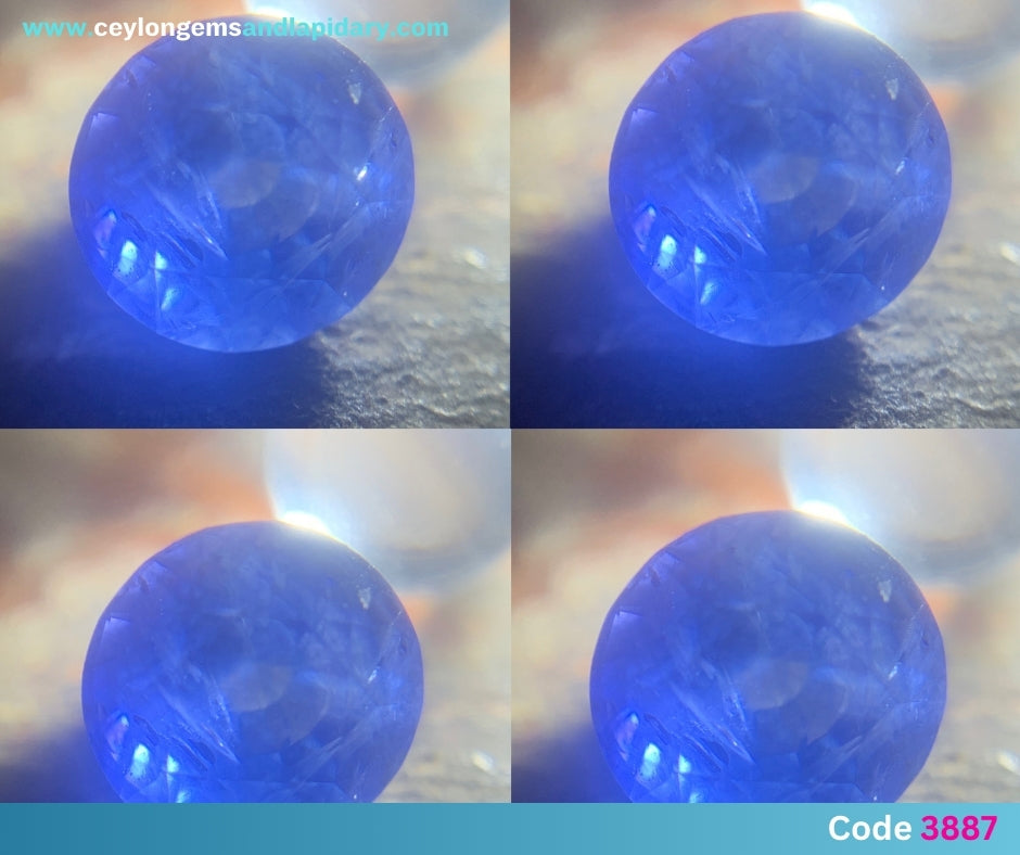 ✨ Blue Sapphire 5.3 mm Round Heated Only 0.91 Ct Natural Loose Gemstone 💎