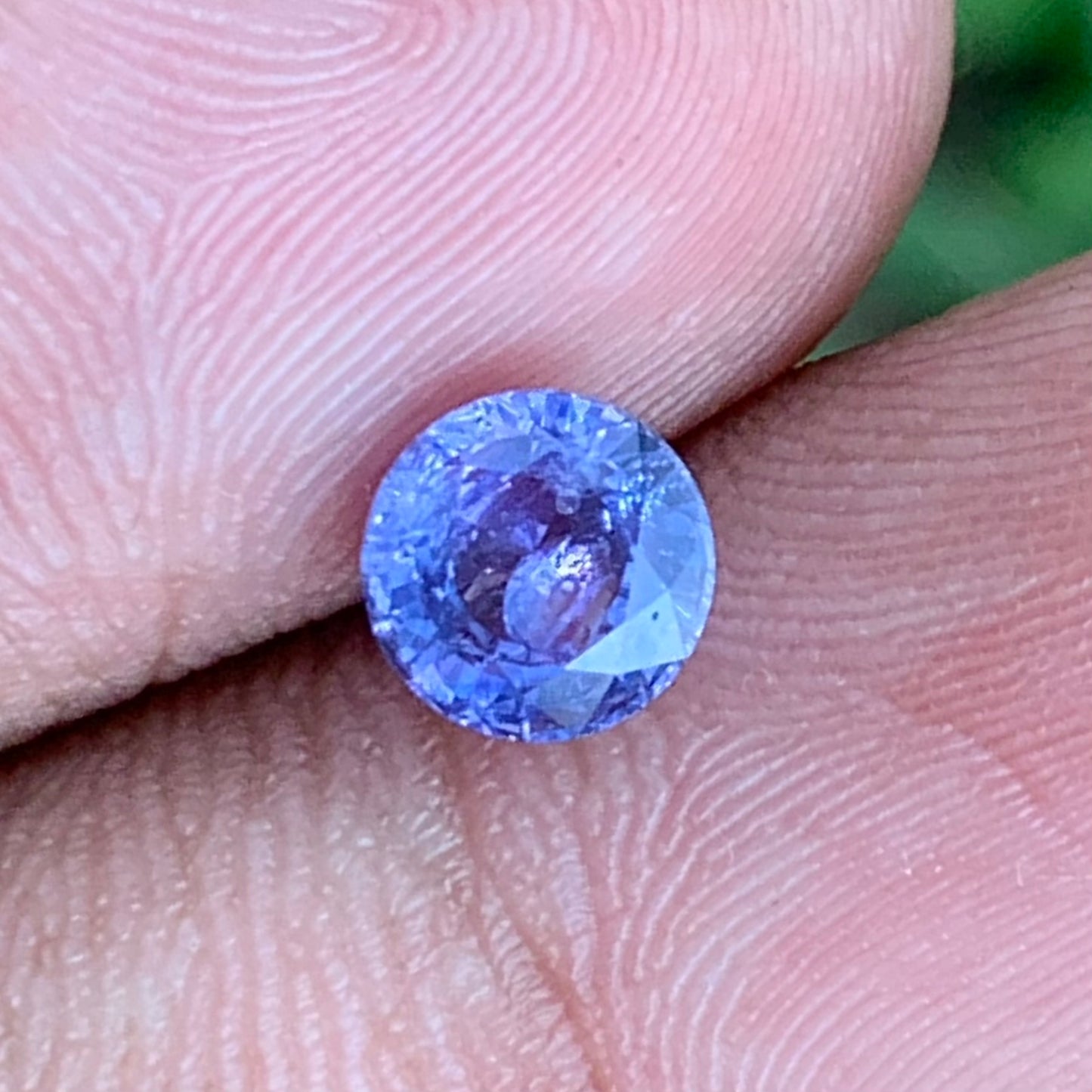 Purple Sapphire Round Cut 1.29 Ct Natural Loose Gemstone For Jewelry Making 💎✨
