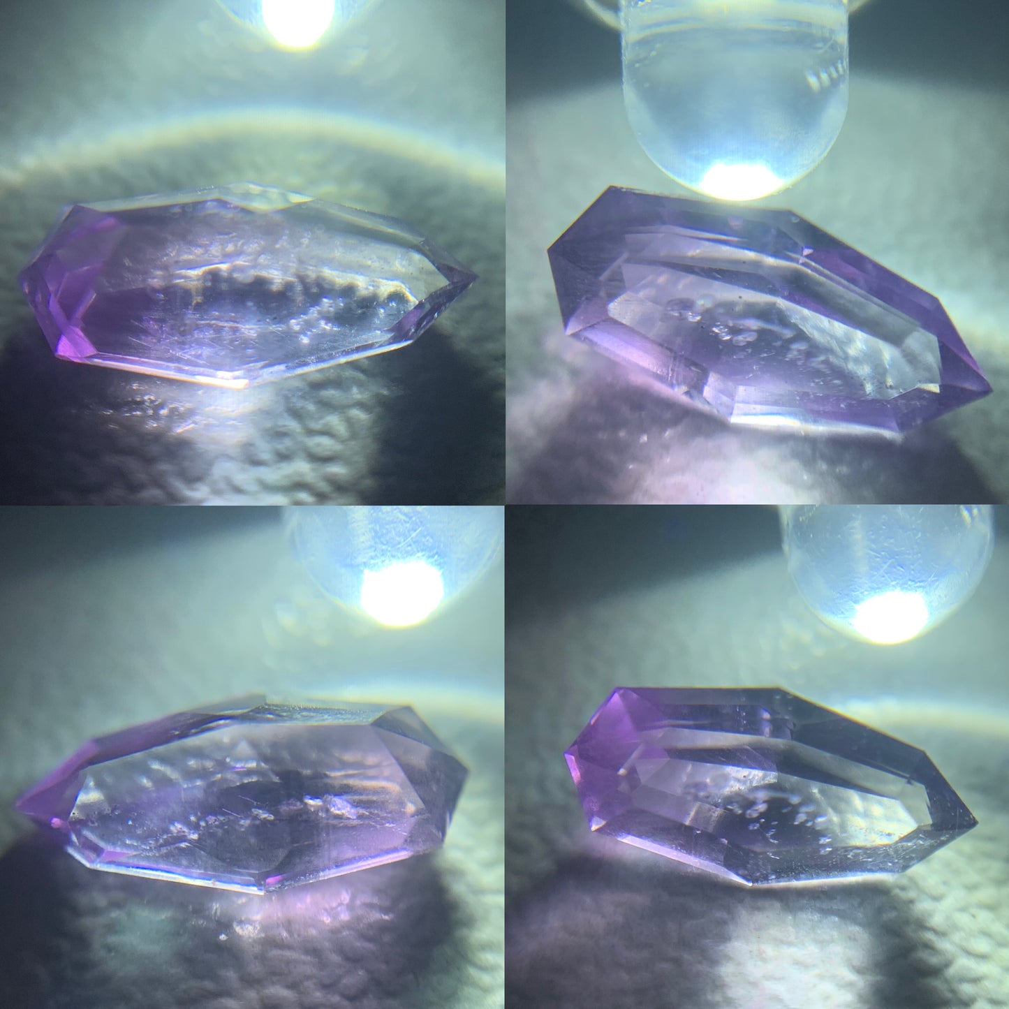 Purple Spinel Fancy Geometric Shape Modified Shield 1.15 Ct Natural Loose Gemstone from Sri Lanka