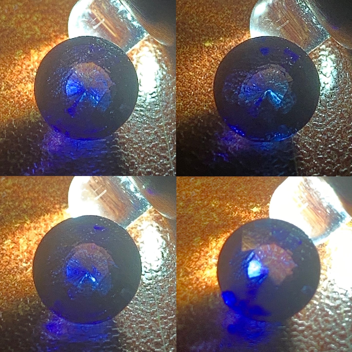 Blue Sapphire 6.7 mm Round Heated Only 1.35 Ct Natural Loose Gemstone for Jewelry Making