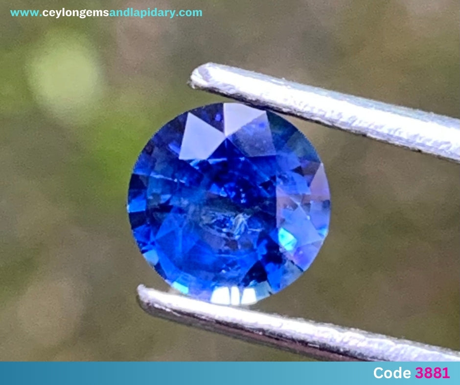 ✨ Blue Sapphire 5.8 mm Round Heated Only 0.8 Ct Natural Loose Gemstone 💎