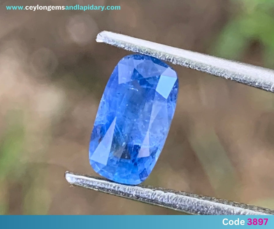 ✨ Blue Sapphire Rectangular Cushion 1.36 Ct Heated Only Natural Loose Gemstone For Jewelry Making 💎