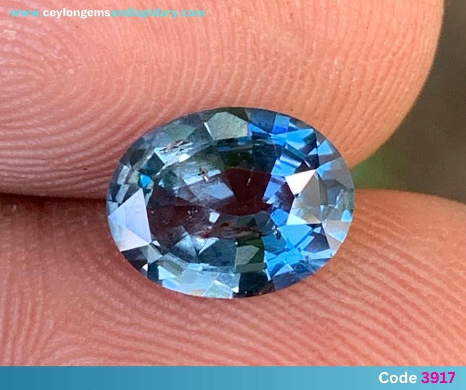 ✨ Teal Blue Spinel Oval 1.89 Ct - Natural Loose Gemstone from Sri Lanka 💎