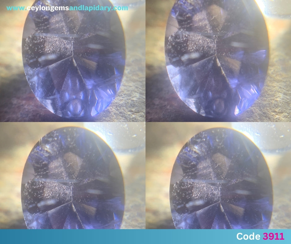 ✨ Purple Spinel - Concave Fantasy Cut Oval, 1 Ct 💎