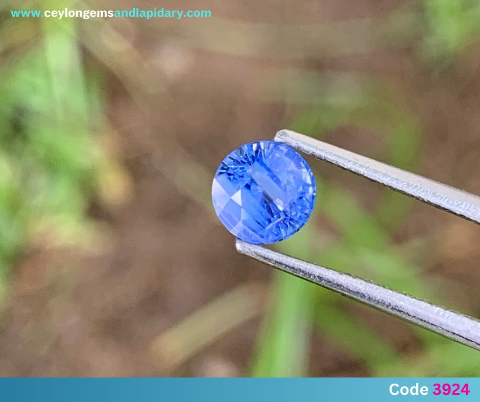 ✨ Blue Sapphire 5.7 mm Round Heated Only 1.14 Ct Natural Loose Gemstone 💎