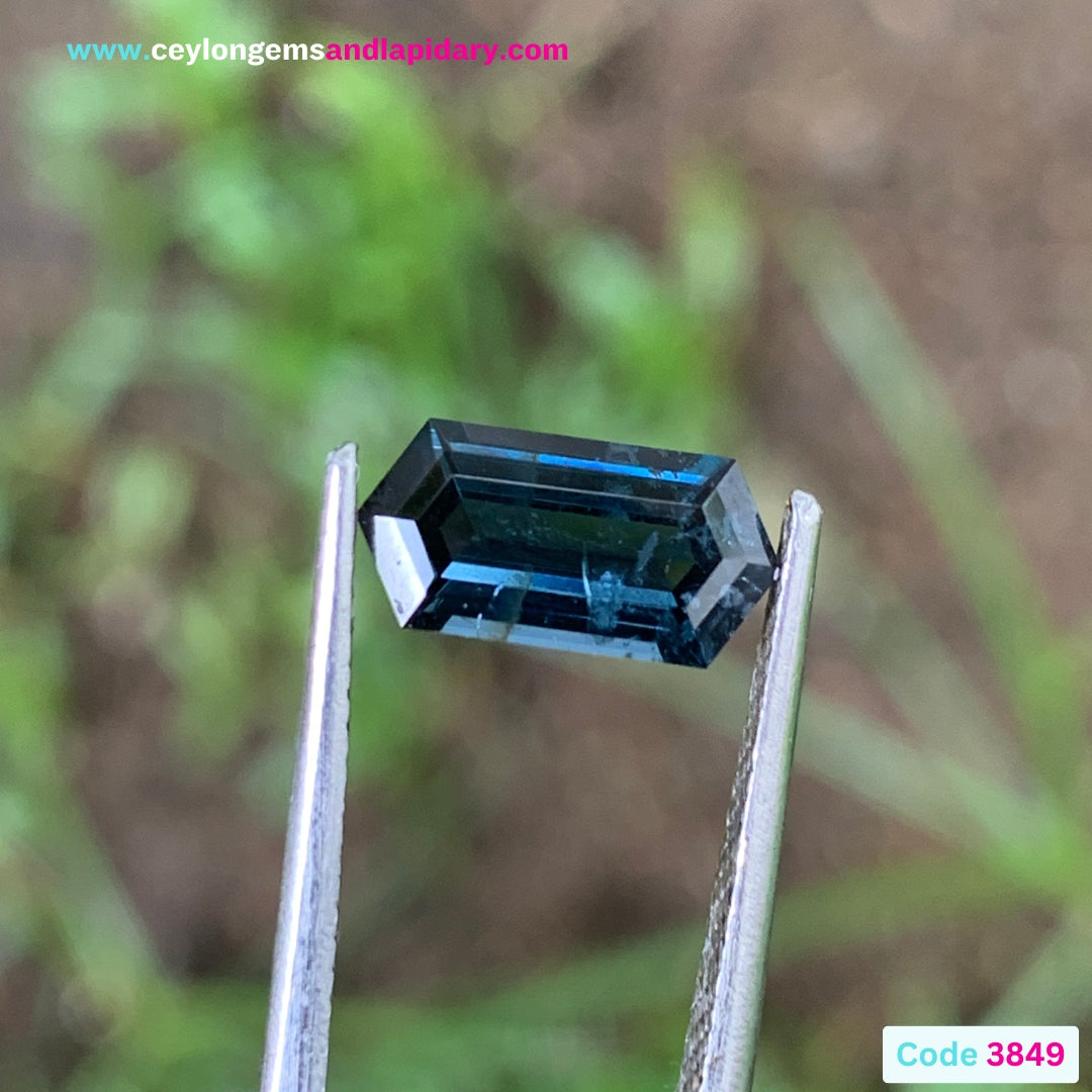 Teal Blue Spinel Elongated Hexagon 1.47 Ct Natural Loose Gemstone from Sri Lanka 💎✨
