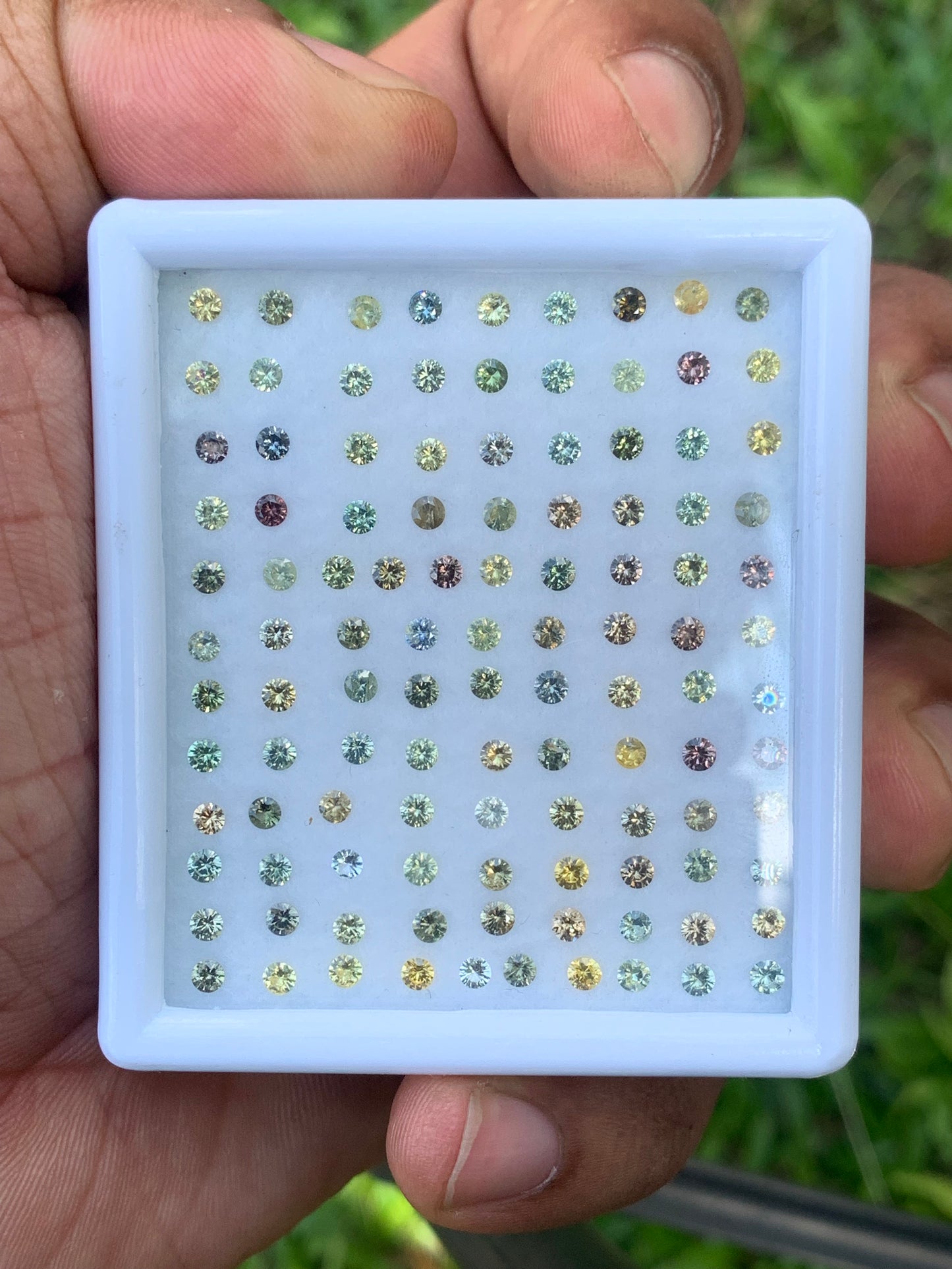 Zircon Rounds Wholesale Parcel of 110 Multi Color Natural Loose Gemstones 8.67Ct