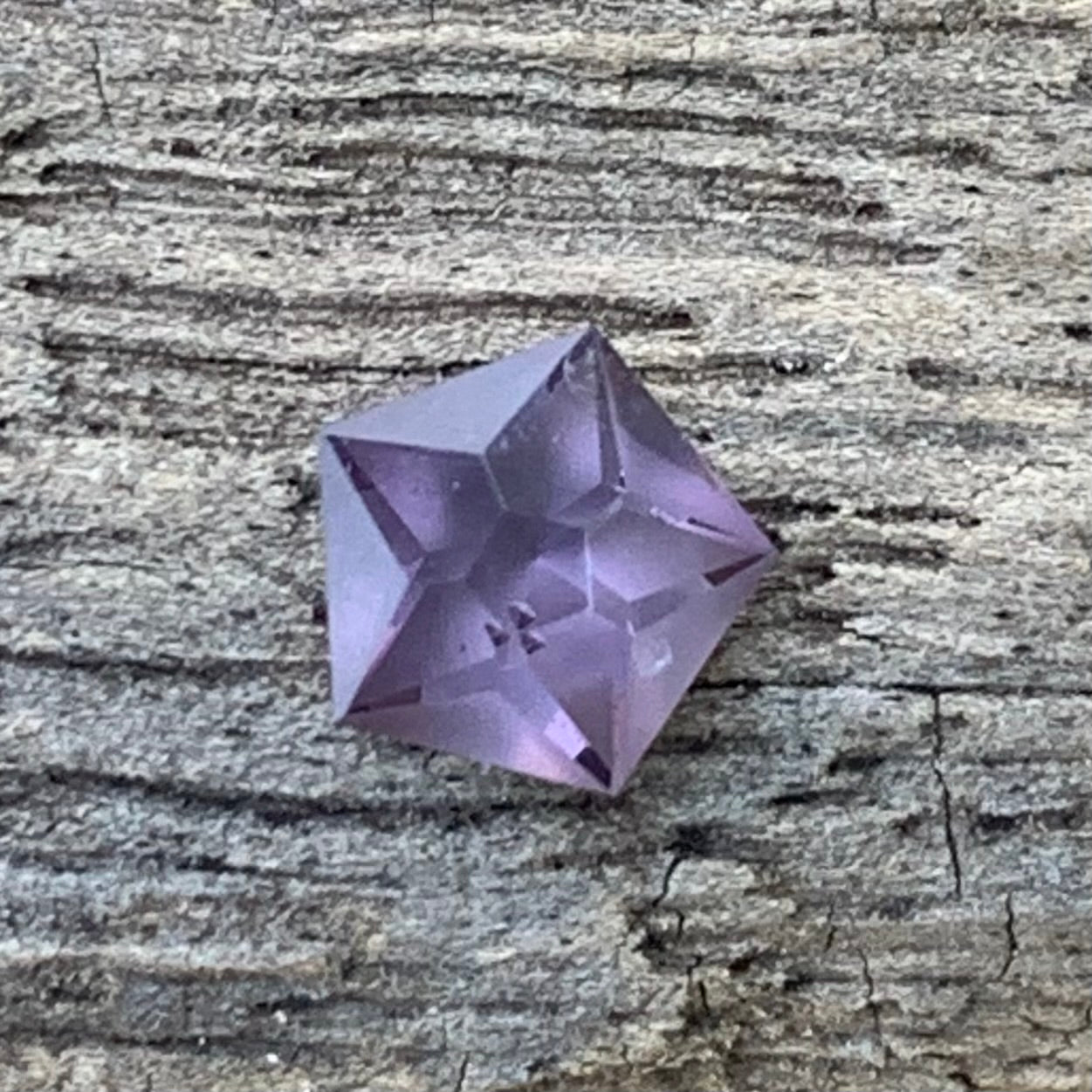Purple Spinel Star Cut Pentagon 0.58 Ct Natural Loose Gemstone For Jewelry Making 💎✨