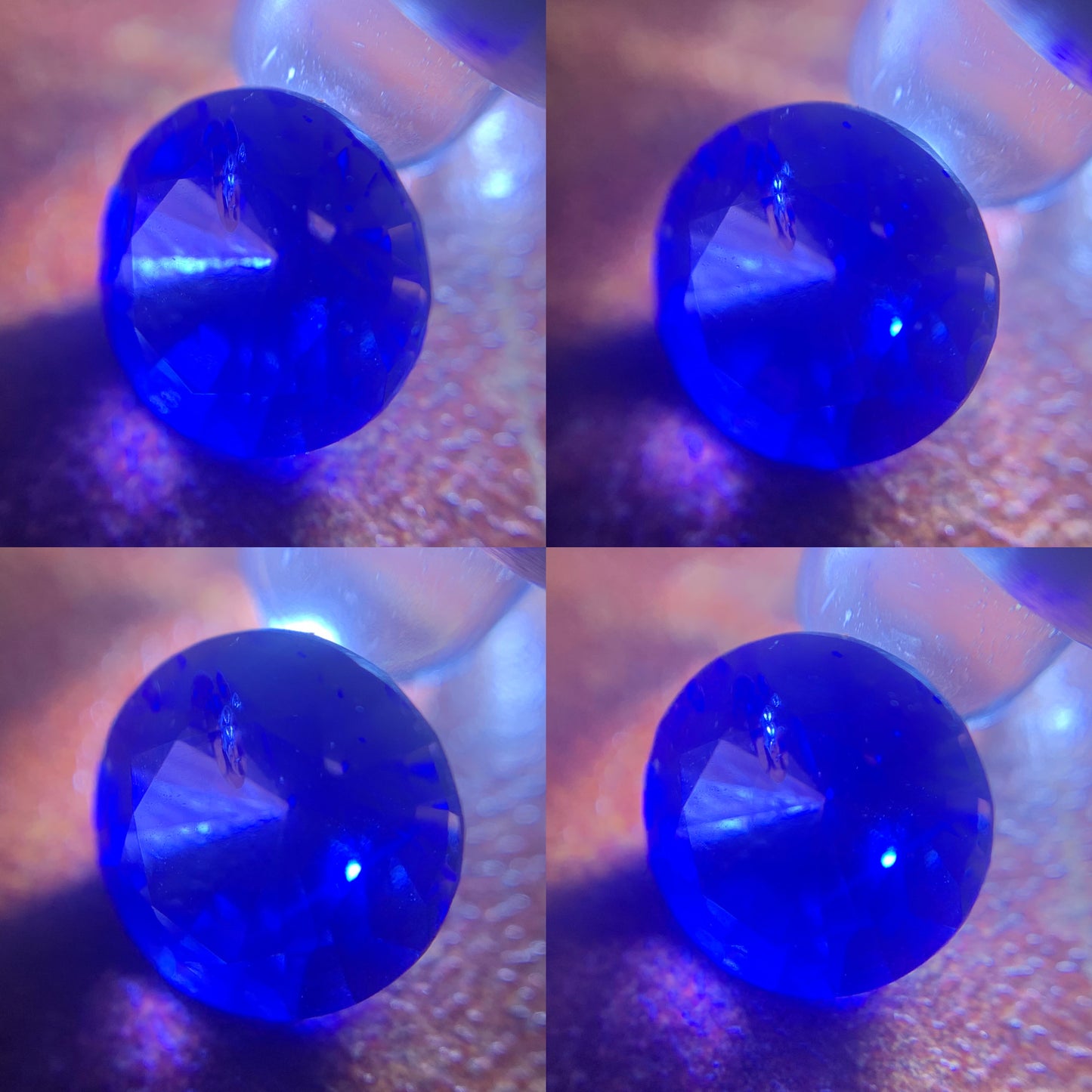 Blue Sapphire 6.3 mm Round Heated Only 1.10 Ct Natural Loose Gemstone for Jewelry Making