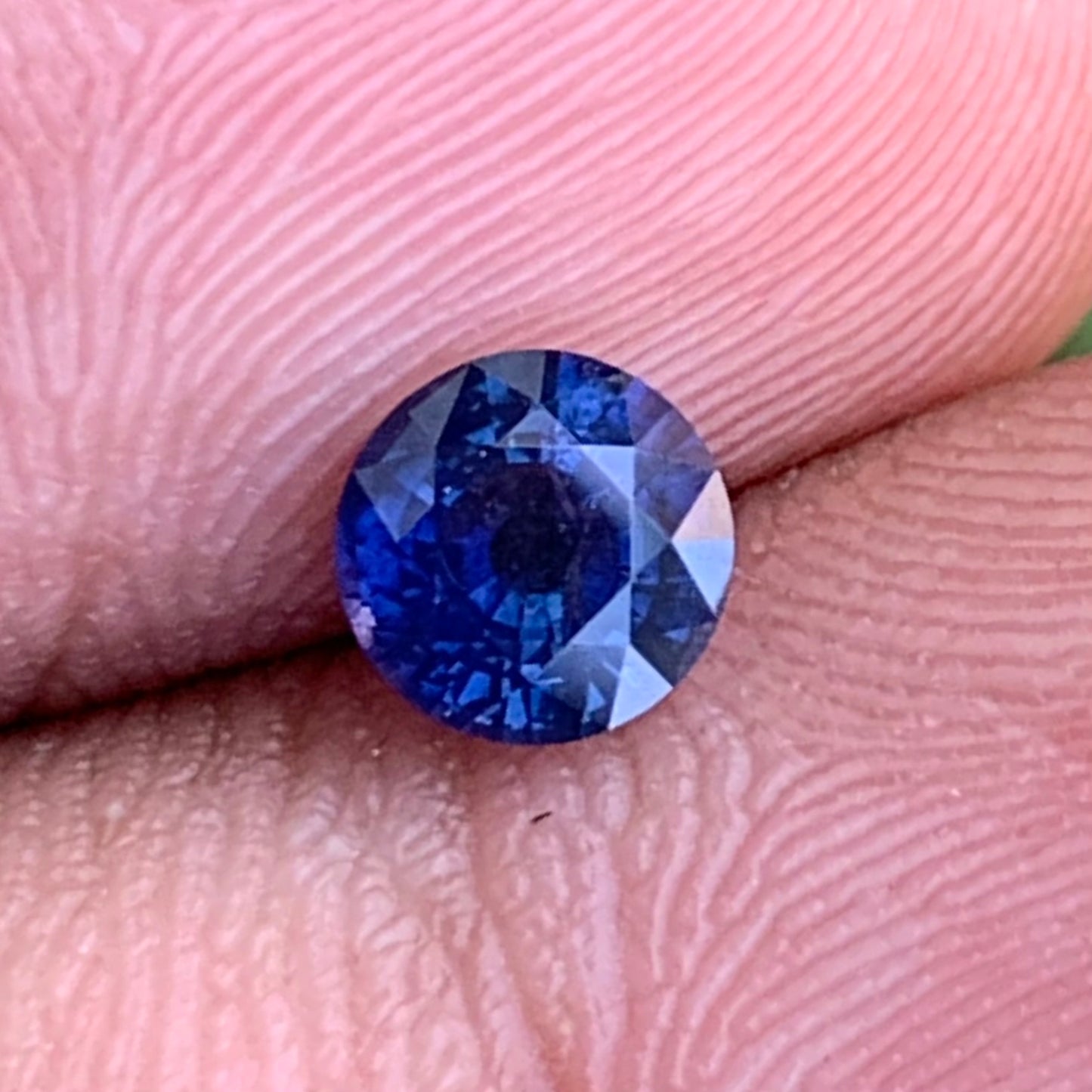 Blue Sapphire 5.1 mm Round 0.70 Ct Heated Only Natural Loose Gemstone For Jewelry Making 💎✨
