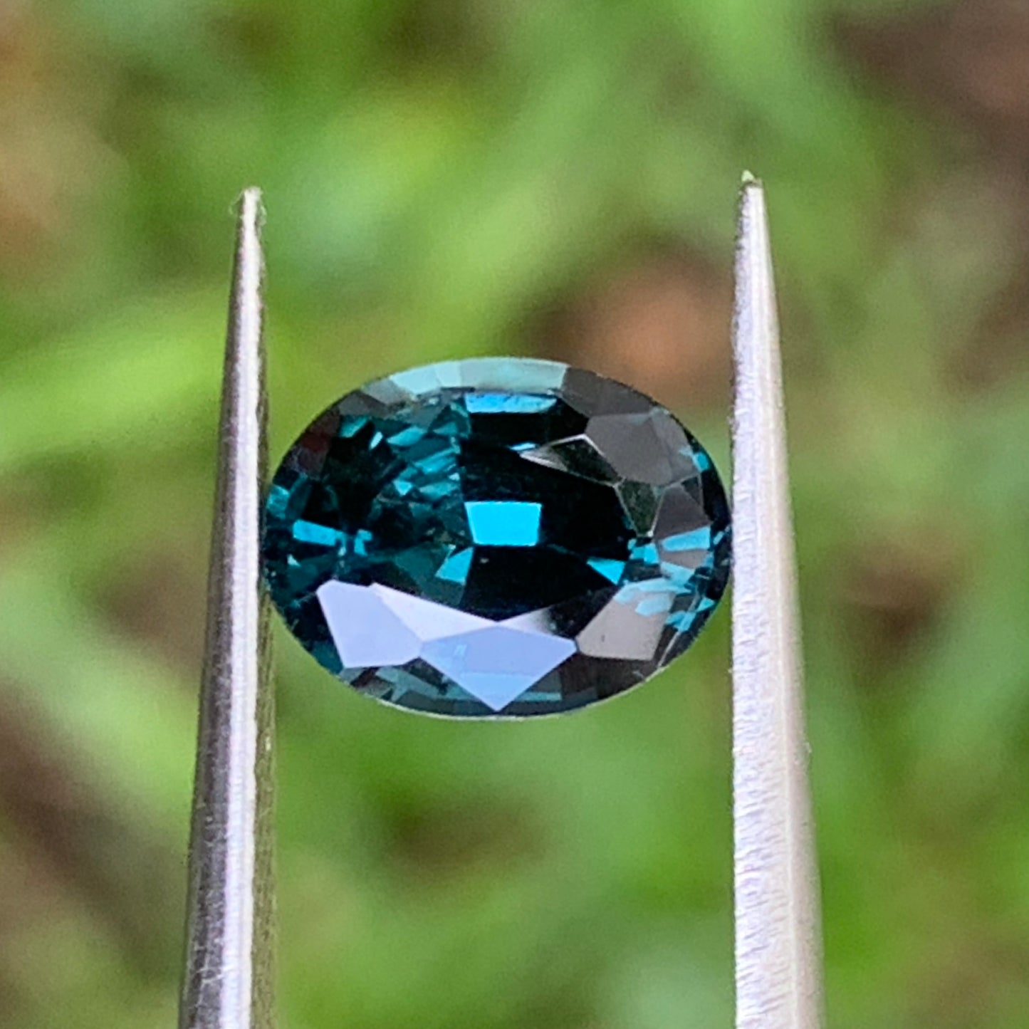 Deep Teal Blue Spinel Oval 1.47 Ct Natural Loose Gemstone For Jewelry Making 💎✨
