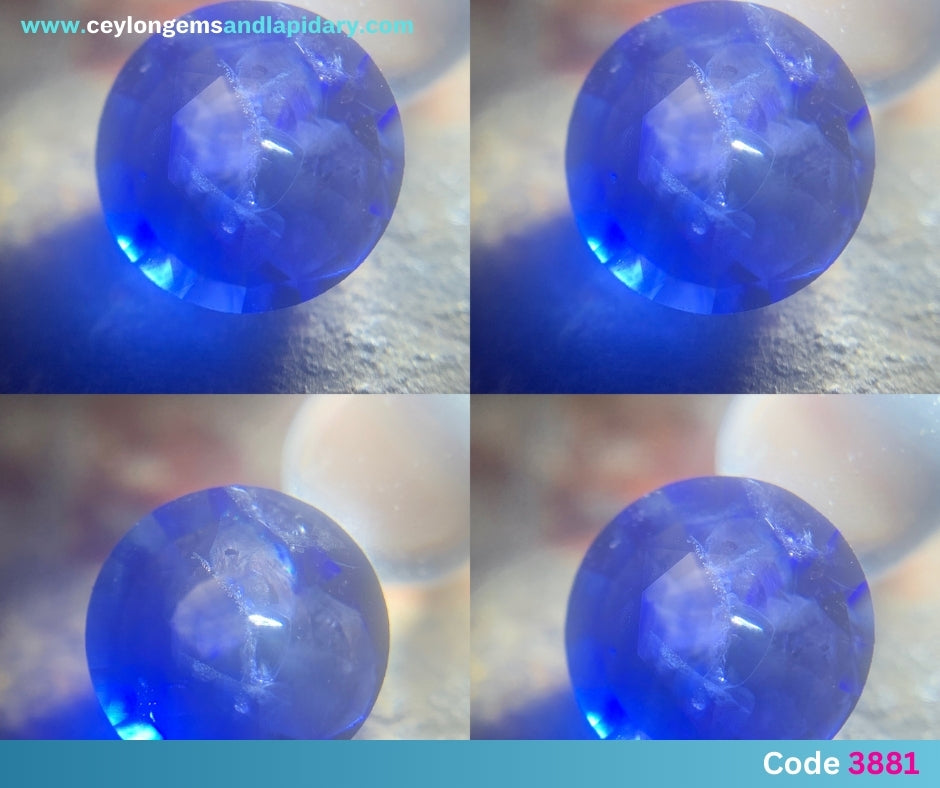 ✨ Blue Sapphire 5.8 mm Round Heated Only 0.8 Ct Natural Loose Gemstone 💎