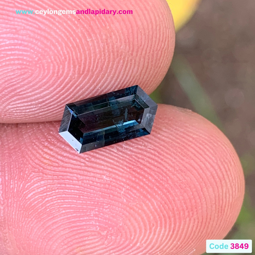 Teal Blue Spinel Elongated Hexagon 1.47 Ct Natural Loose Gemstone from Sri Lanka 💎✨