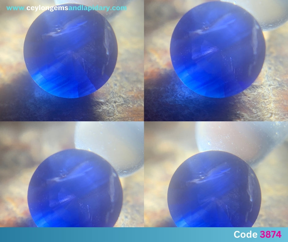 ✨ Hazy Blue Sapphire 5.3 mm Round Heated Only 0.66 Ct Natural Loose Gemstone 💎