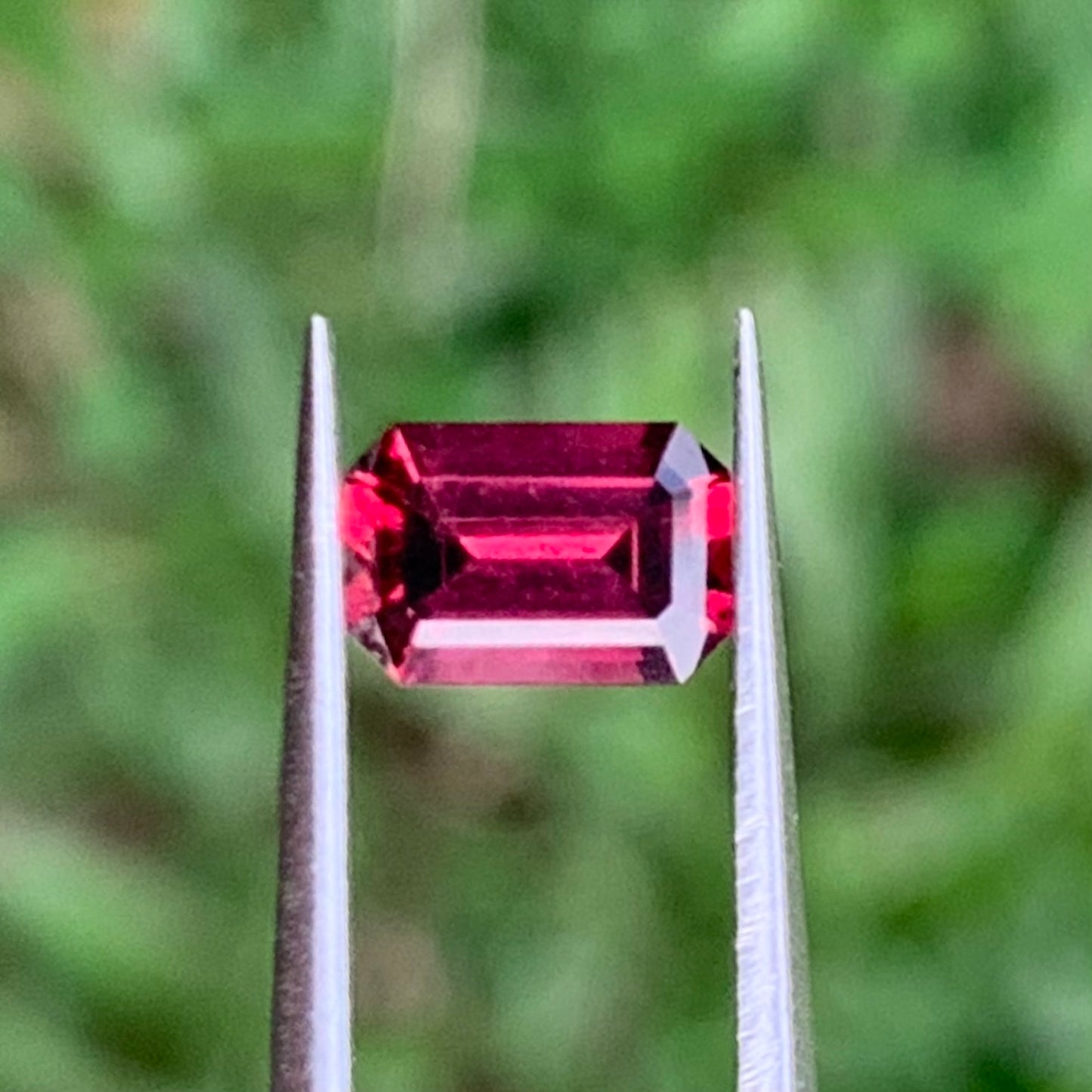 Red Garnet Emerald Cut Octagon 0.85 Ct Natural Loose Gemstone For Jewelry Making 💎✨