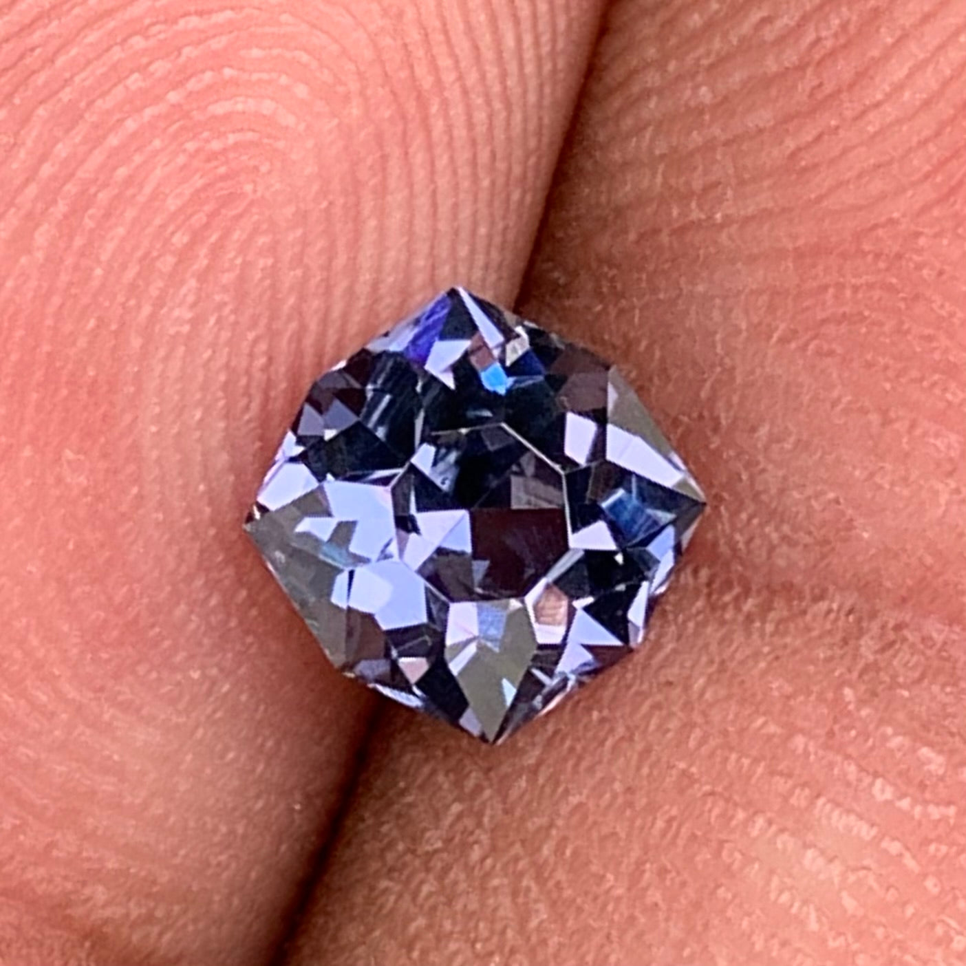 Blue Spinel Octagonal Flower 1.35 Ct Creative Cut Loose Gemstone