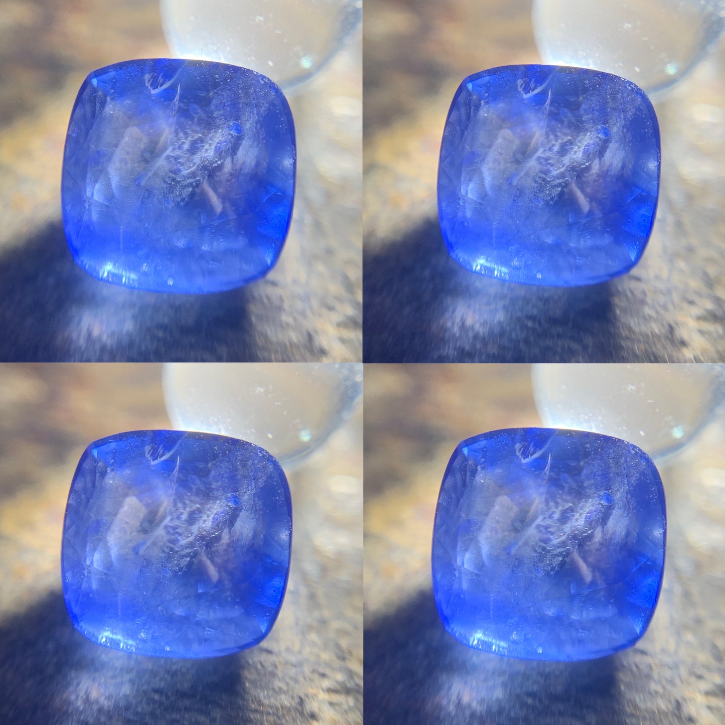 Blue Sapphire Cushion 0.89 Ct Heated Only Natural Loose Gemstone For Jewelry Making