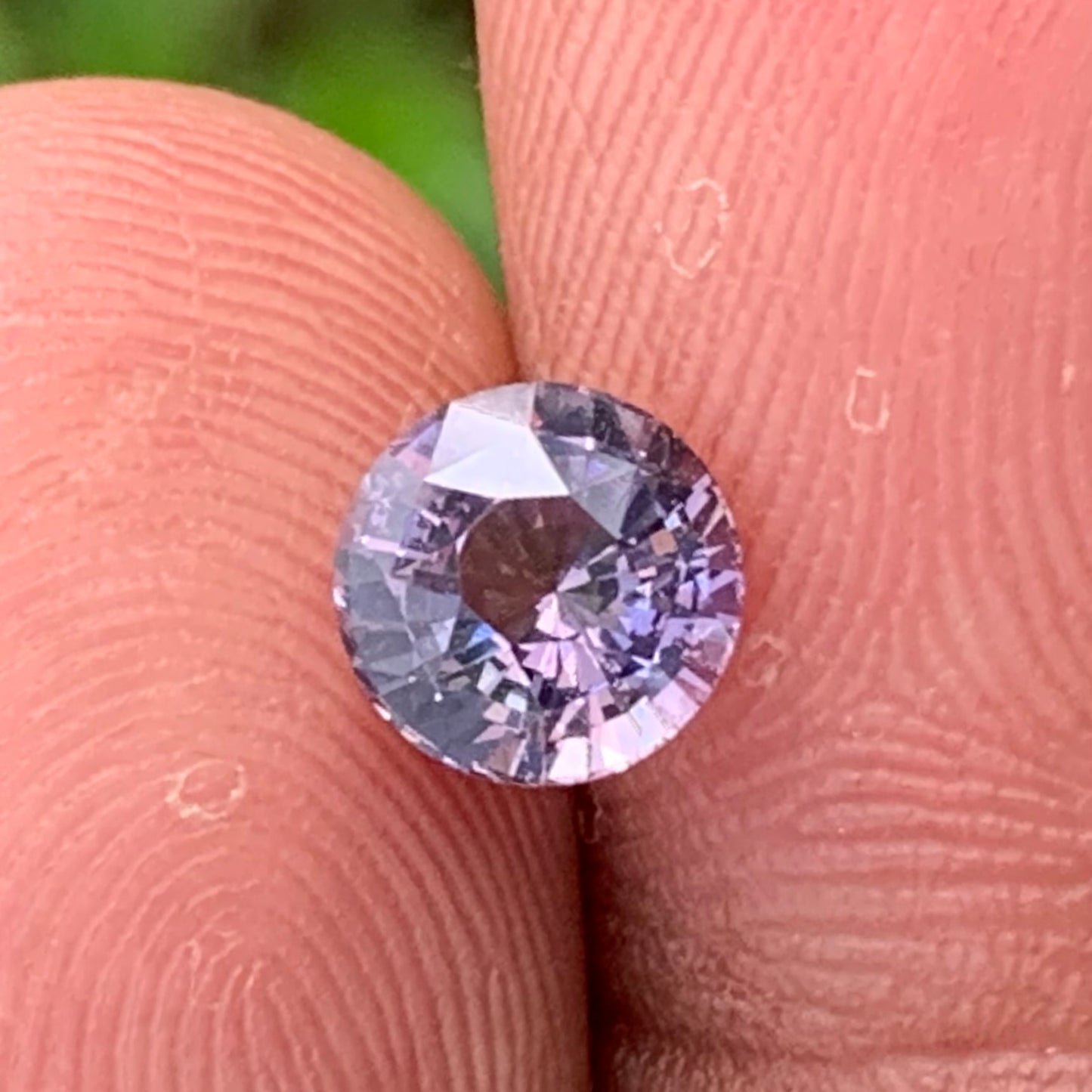 Lavender Spinel Round 6.3 mm / 1.2 Ct Natural Loose Gemstone For Jewelry Making