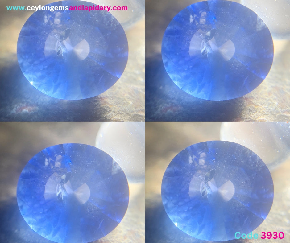 ✨ Blue Sapphire Roundish Oval 1.11 Ct Heated Only Natural Loose Gemstone For Jewelry Making 💎