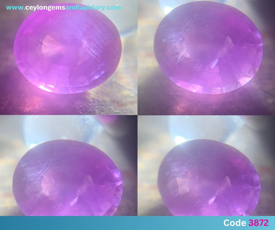 ✨ Pinkish Purple Sapphire Oval 1.39 Ct Heated Only Natural Loose Gemstone 💎