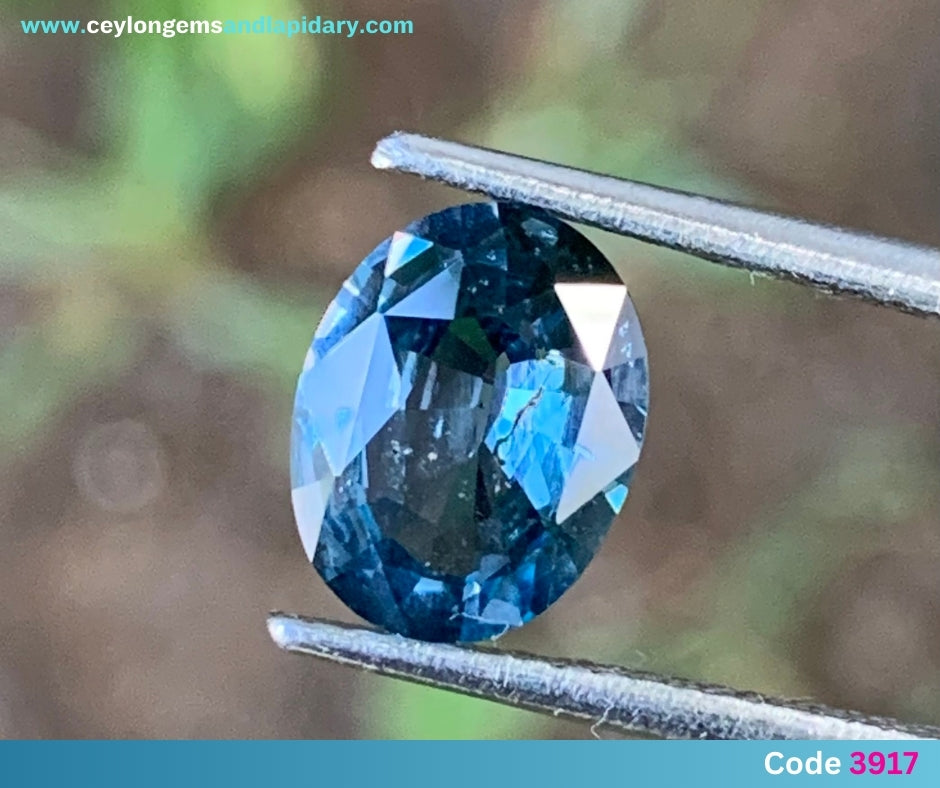 ✨ Teal Blue Spinel Oval 1.89 Ct - Natural Loose Gemstone from Sri Lanka 💎