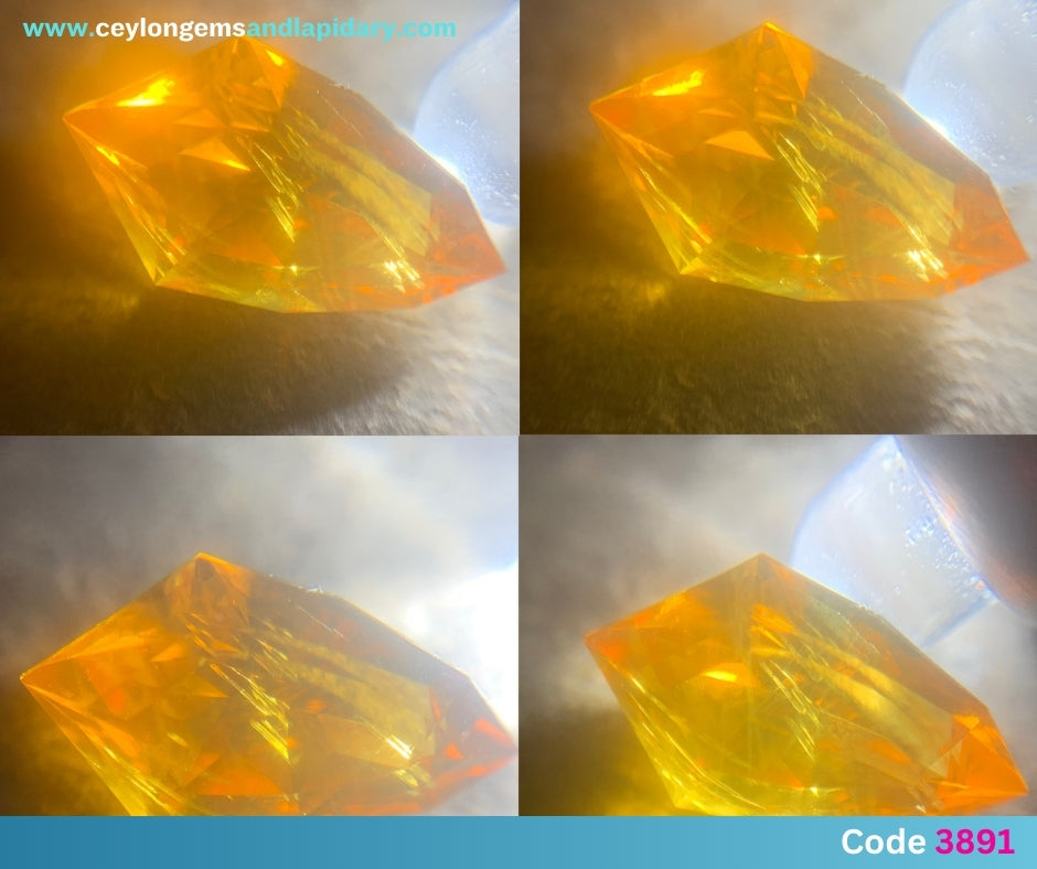 ✨ Orange Zircon Shield 2.86 Ct Natural Loose Gemstone 💎
