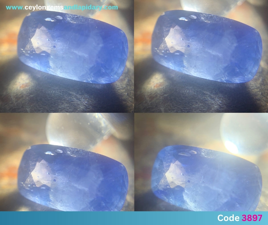 ✨ Blue Sapphire Rectangular Cushion 1.36 Ct Heated Only Natural Loose Gemstone For Jewelry Making 💎