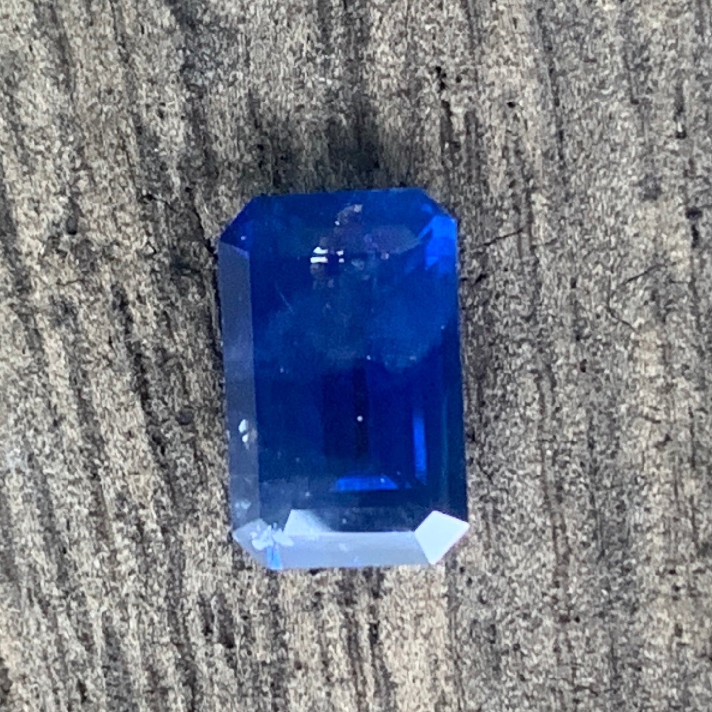Blue Sapphire Emerald Cut 1.43 Ct Natural Loose Gemstone For Jewelry Making