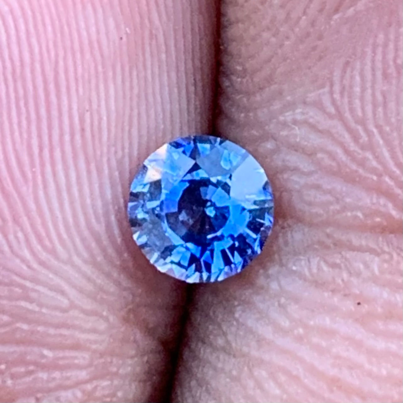 Blue Sapphire 4.8 mm Round 0.58 Ct Heated Only Natural Loose Gemstone For Jewelry Making 💎✨