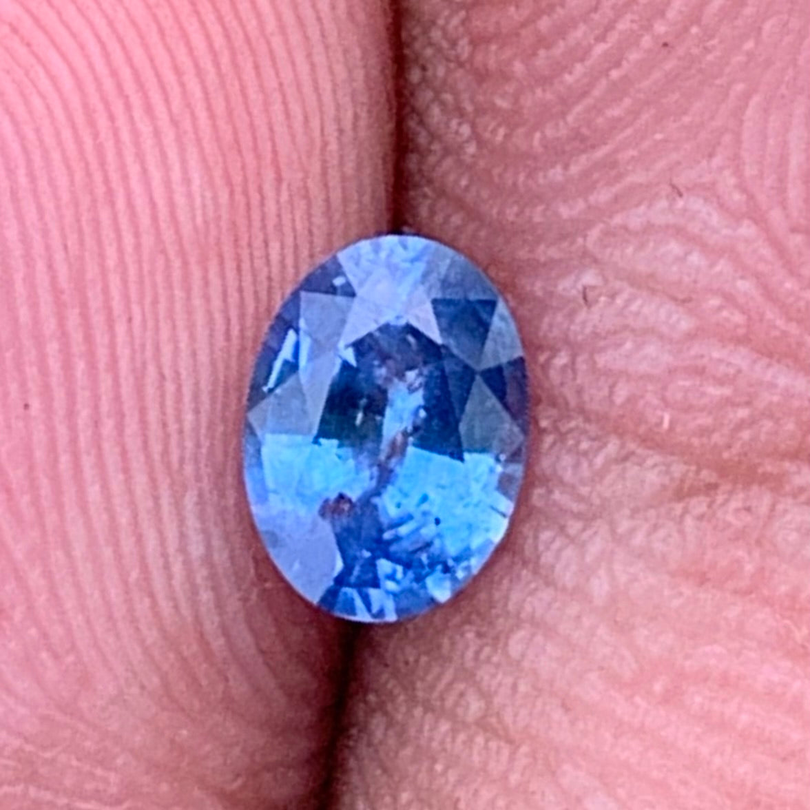 Blue Sapphire Oval 0.55 Ct Natural Loose Gemstone For Jewelry Making 💎✨