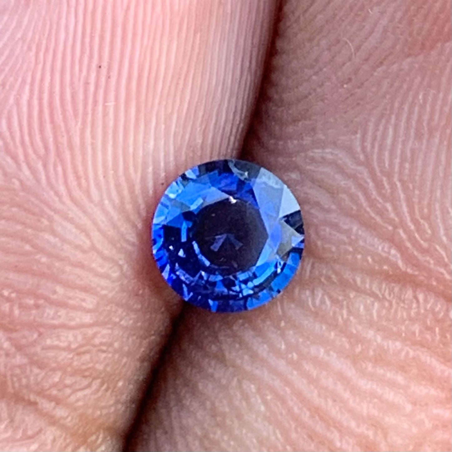 Blue Sapphire 5.2 mm Round 0.59 Ct Heated Only Natural Loose Gemstone For Jewelry Making 💎✨
